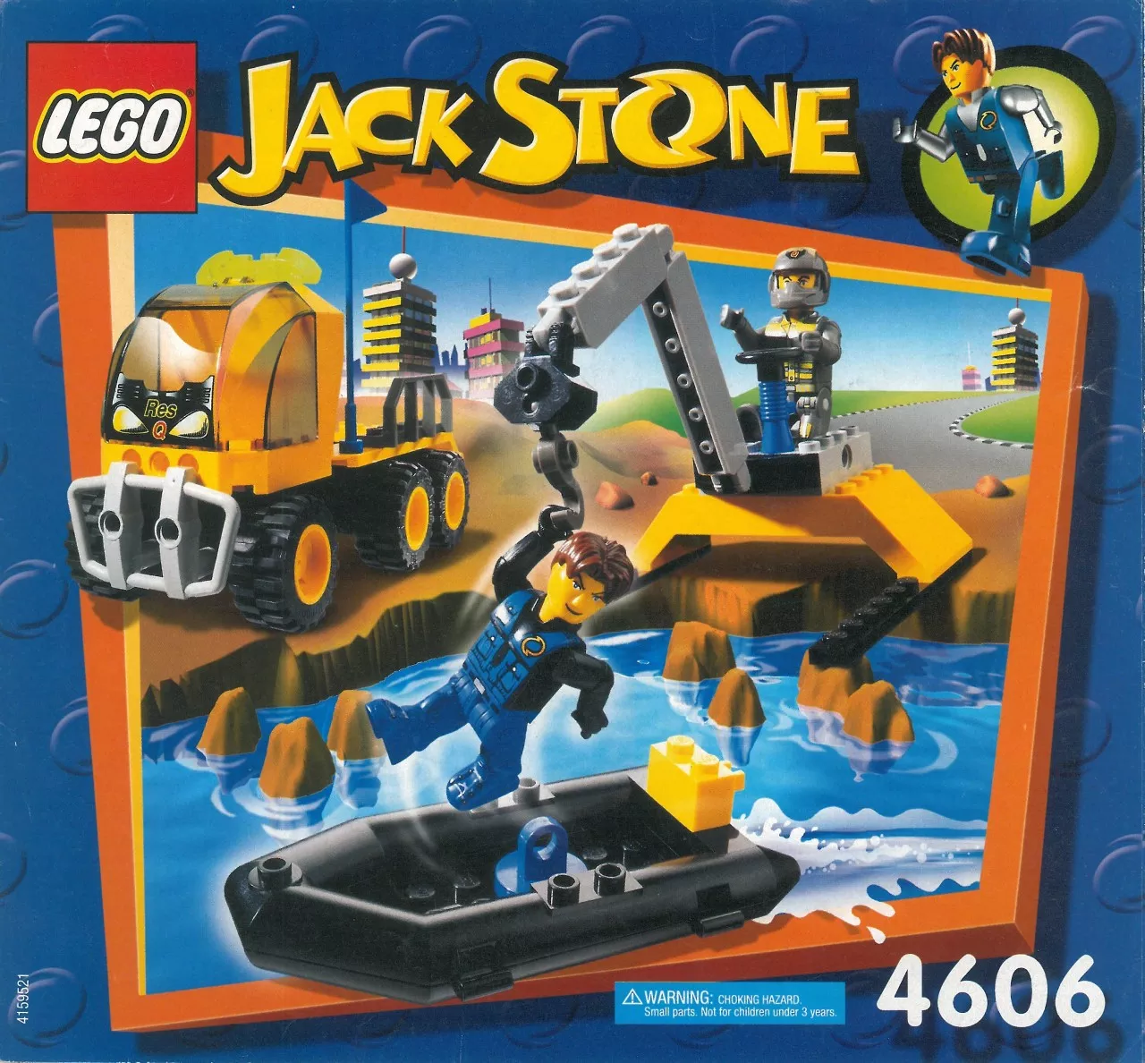 Set LEGO Jack Stone 4606 Aqua Res-Q Transport