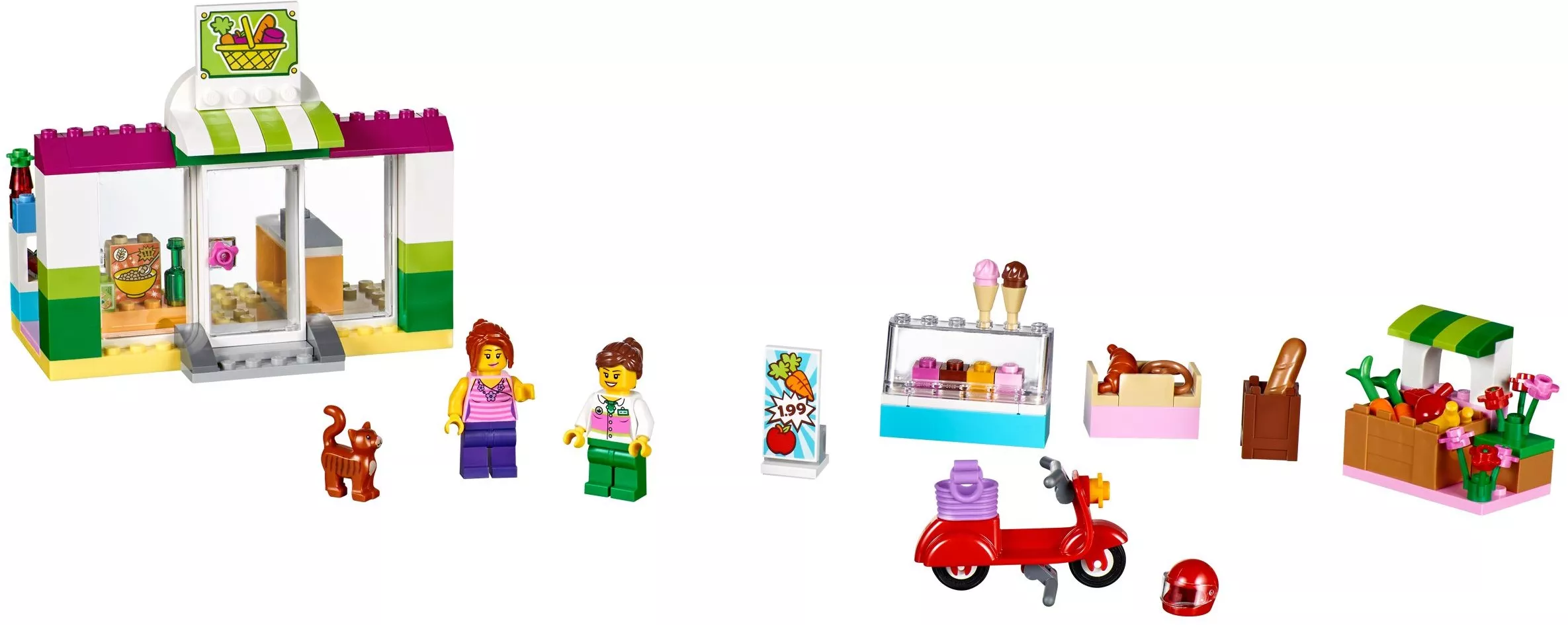 Set LEGO Juniors 10684 Supermarket Suitcase