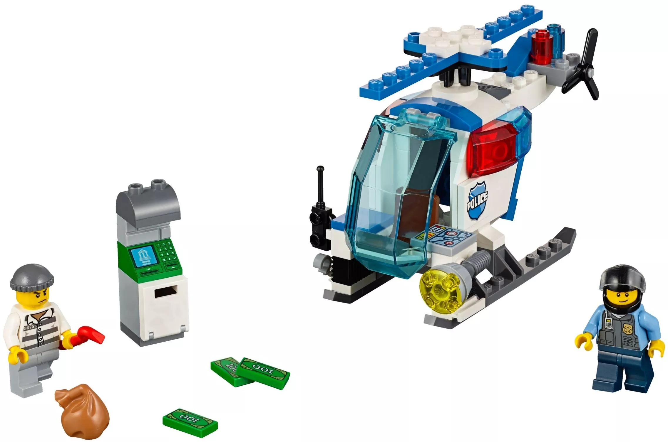 Set LEGO Juniors 10720 Police Helicopter Chase