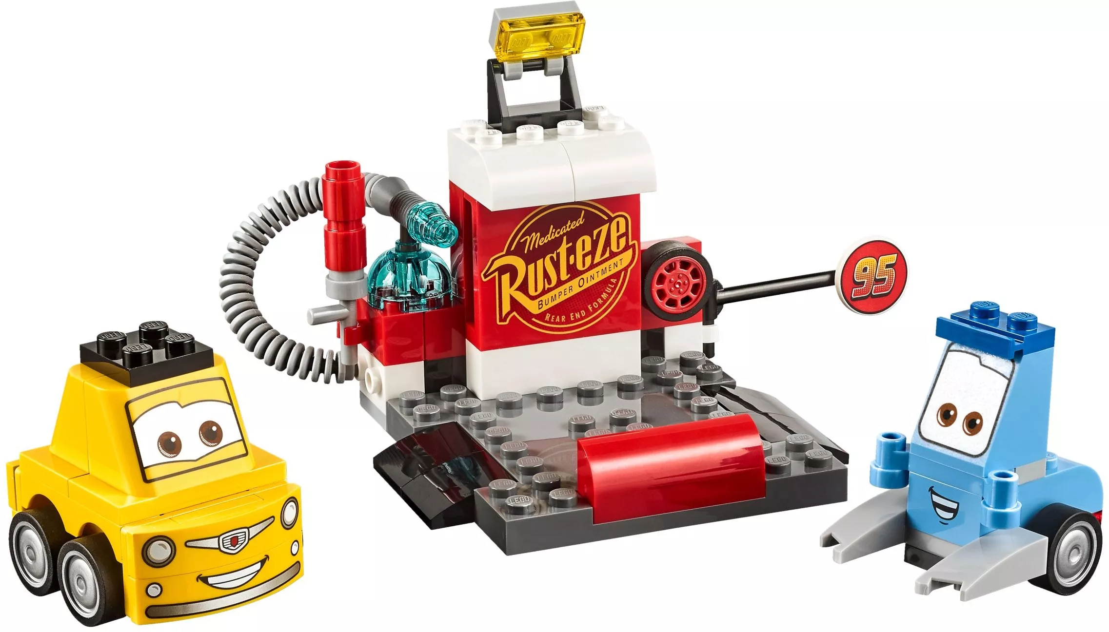 Set LEGO Juniors 10732 Guido and Luigi's Pit Stop