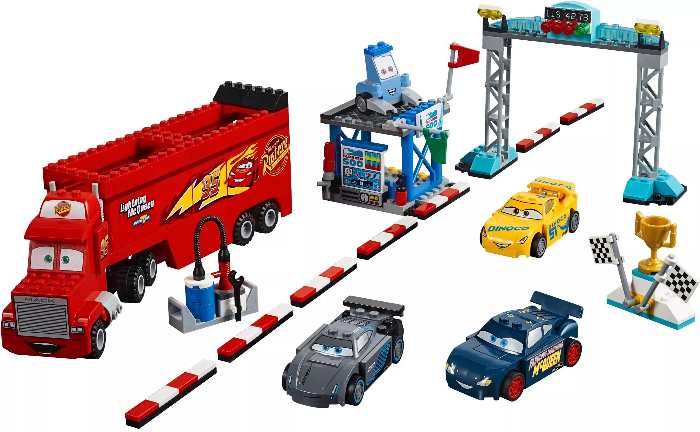 Set LEGO Juniors 10745 Florida 500 Final Race