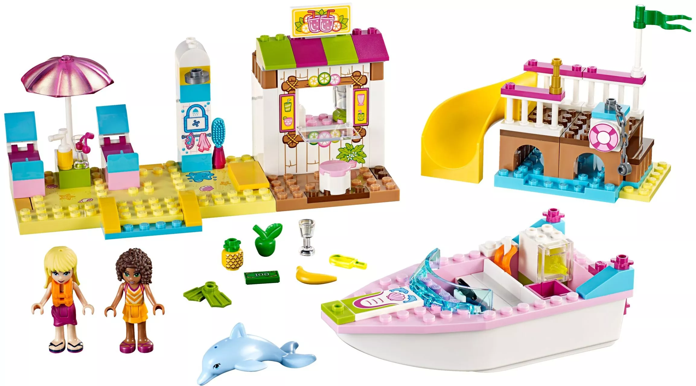 Set LEGO Juniors 10747 Andrea and Stephanie's Beach Holiday