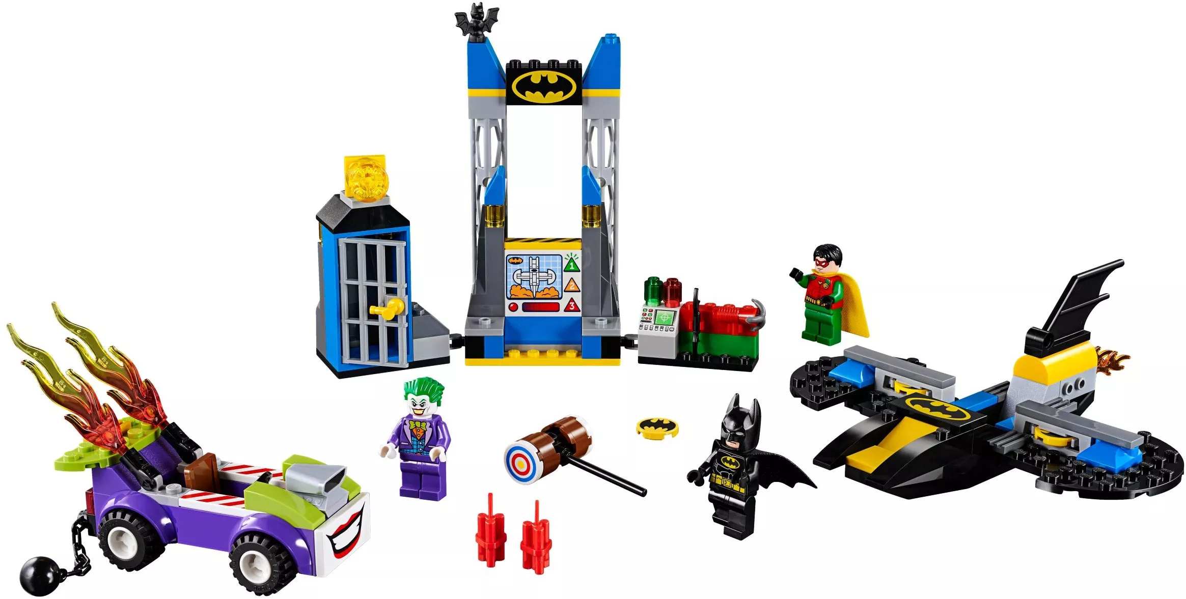 Set LEGO Juniors 10753 The Joker Batcave Attack