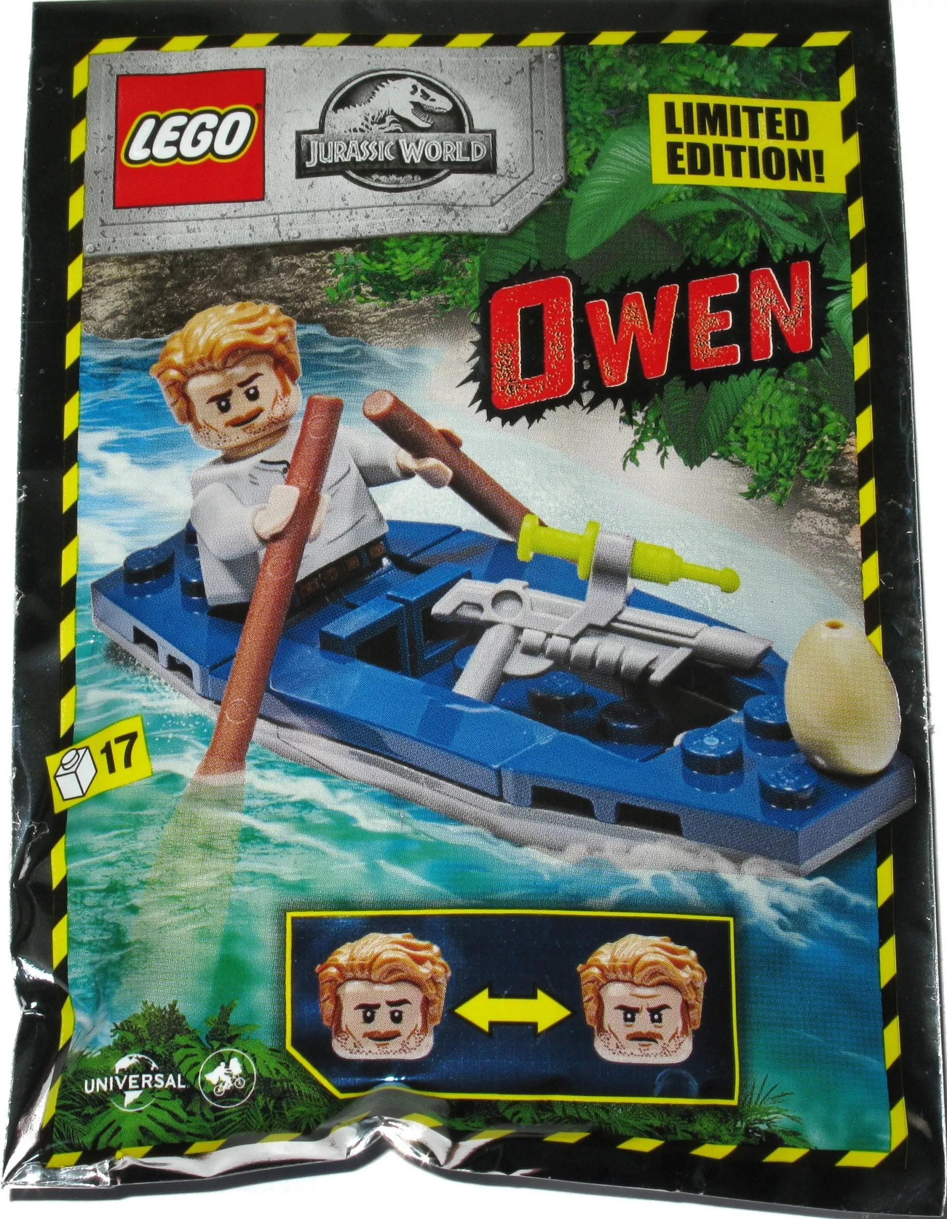 Set LEGO Jurassic World 122007 Owen in canoe