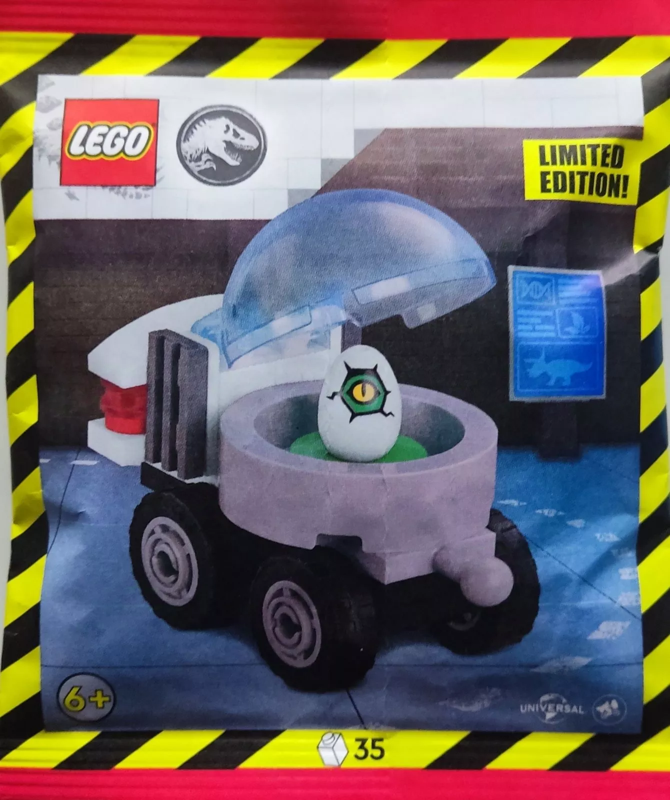 Set LEGO Jurassic World 122407 Mobile Incubator with Egg