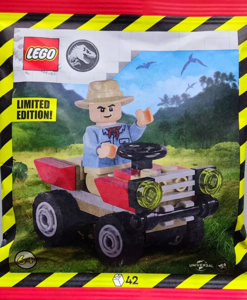 Set LEGO Jurassic World 122408 Alan Grant with Quad