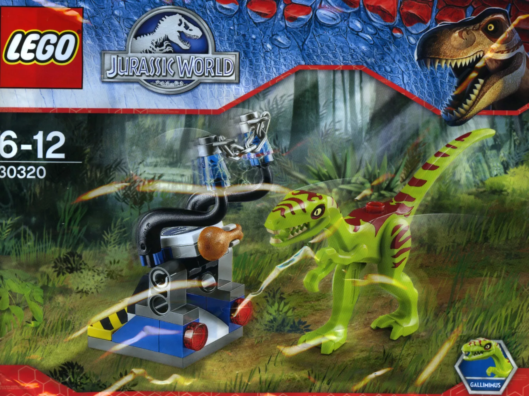 Set LEGO Jurassic World 30320 Gallimimus Trap