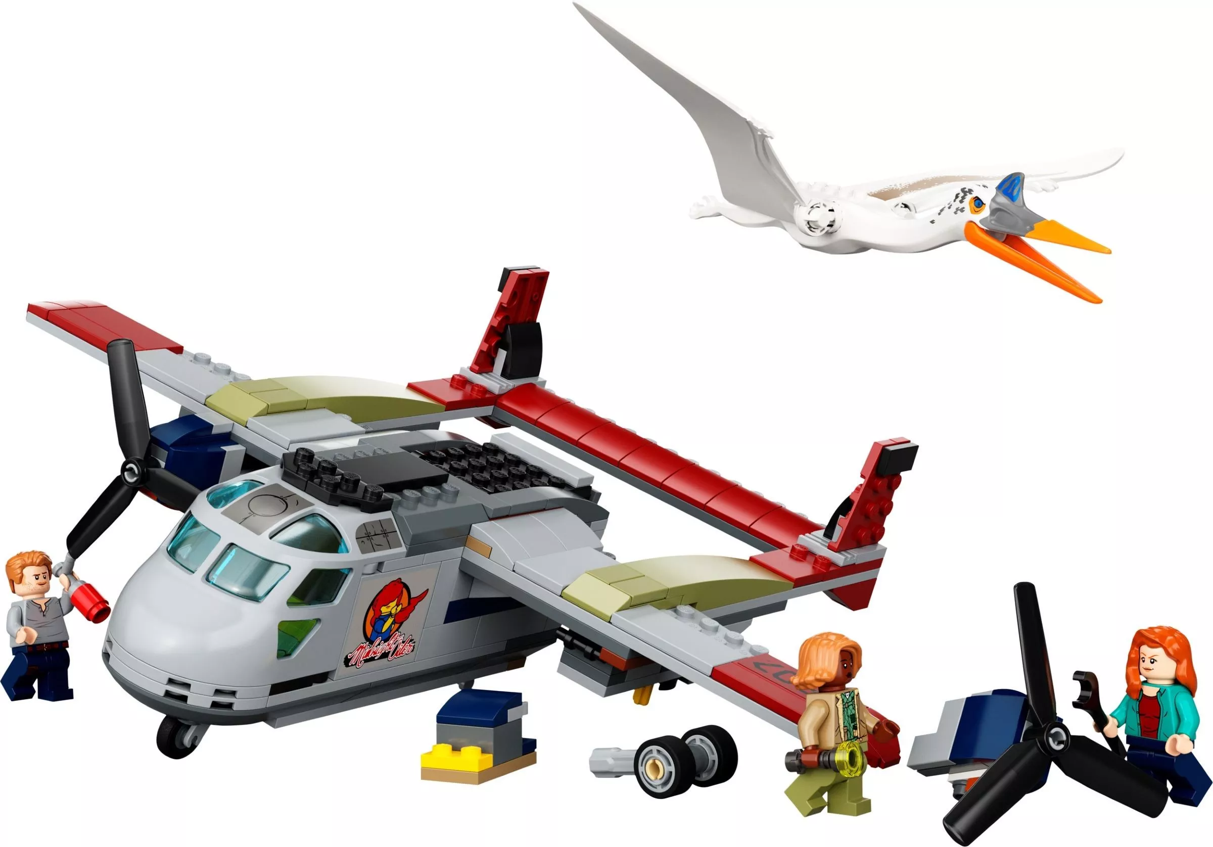 Set LEGO Jurassic World 76947 Quetzalcoatlus Plane Ambush