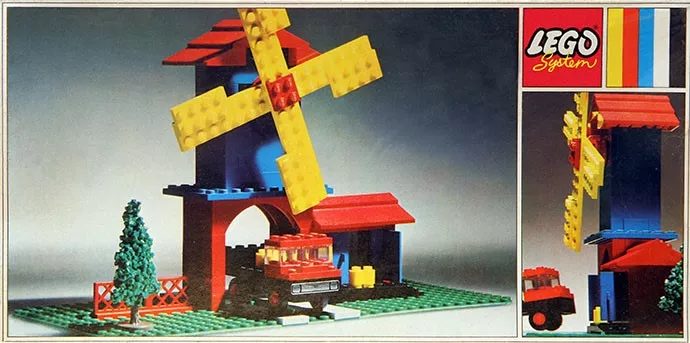 Set LEGO LEGOLAND 352 Windmill and Lorry