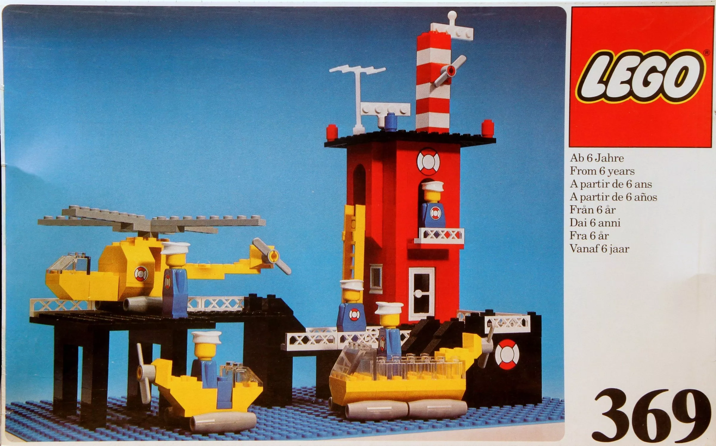 Set LEGO LEGOLAND 369 Coast Guard Station