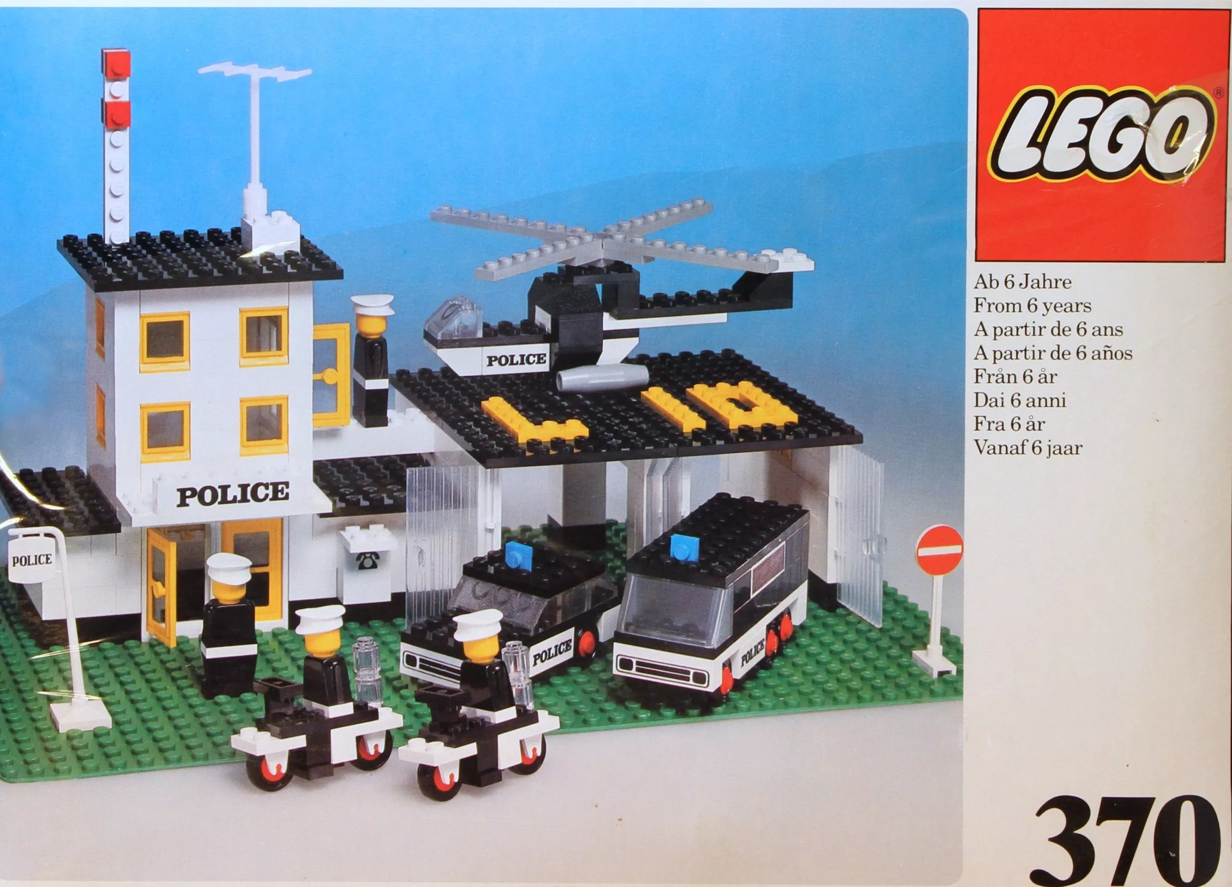 Set LEGO LEGOLAND 370 Police Headquarters