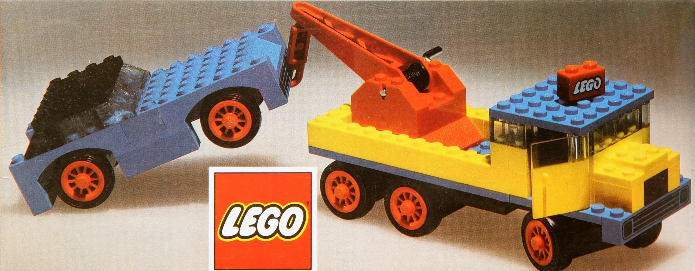 Set LEGO LEGOLAND 382 Breakdown Truck and Car