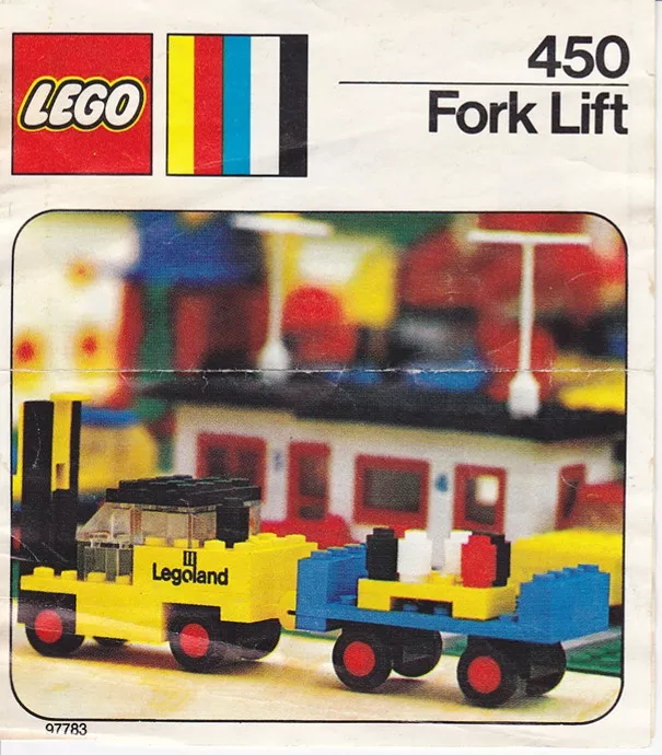 Set LEGO LEGOLAND 450 Fork lift