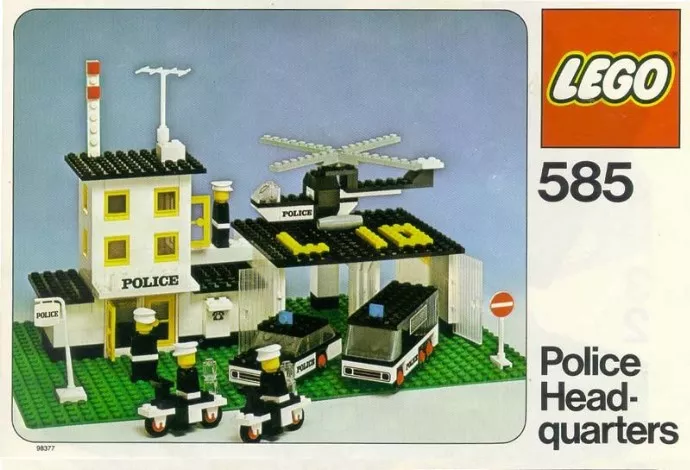 Set LEGO LEGOLAND 585 Police Headquarters