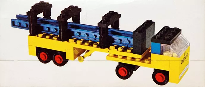 Set LEGO LEGOLAND 647 Lorry With Girders