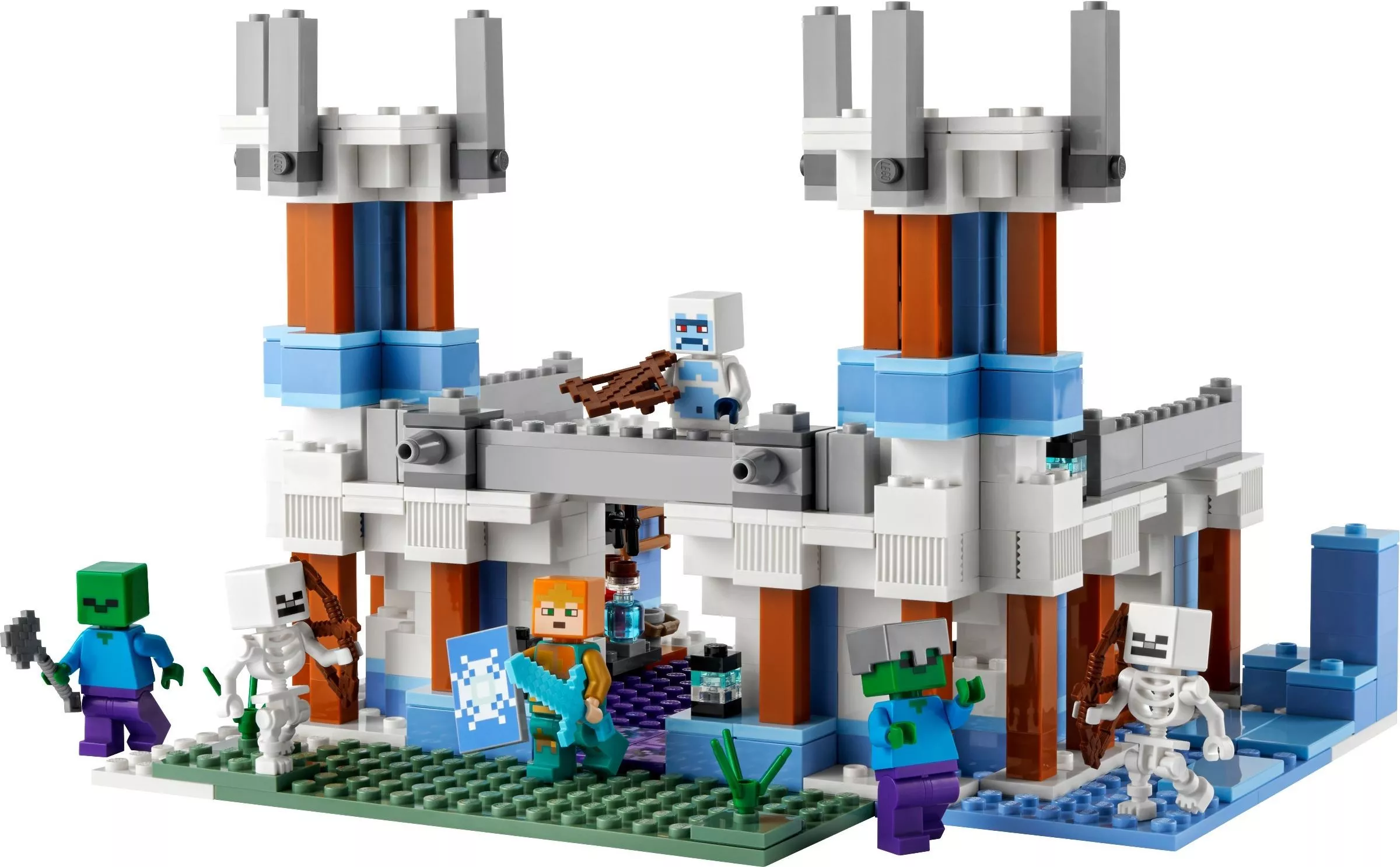 Set LEGO Minecraft 21186 The Ice Castle