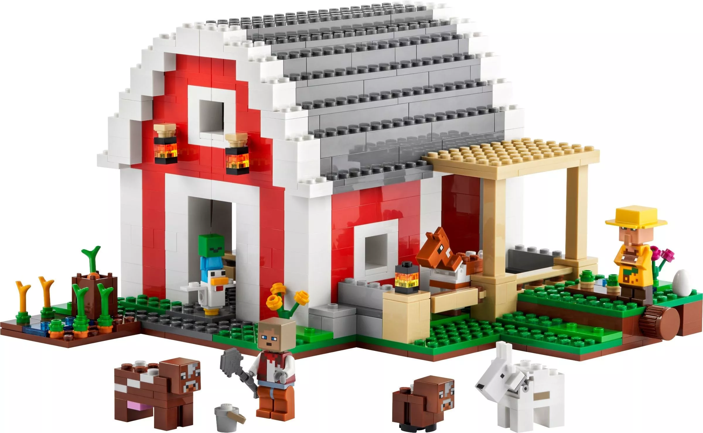 Set LEGO Minecraft 21187 The Red Barn