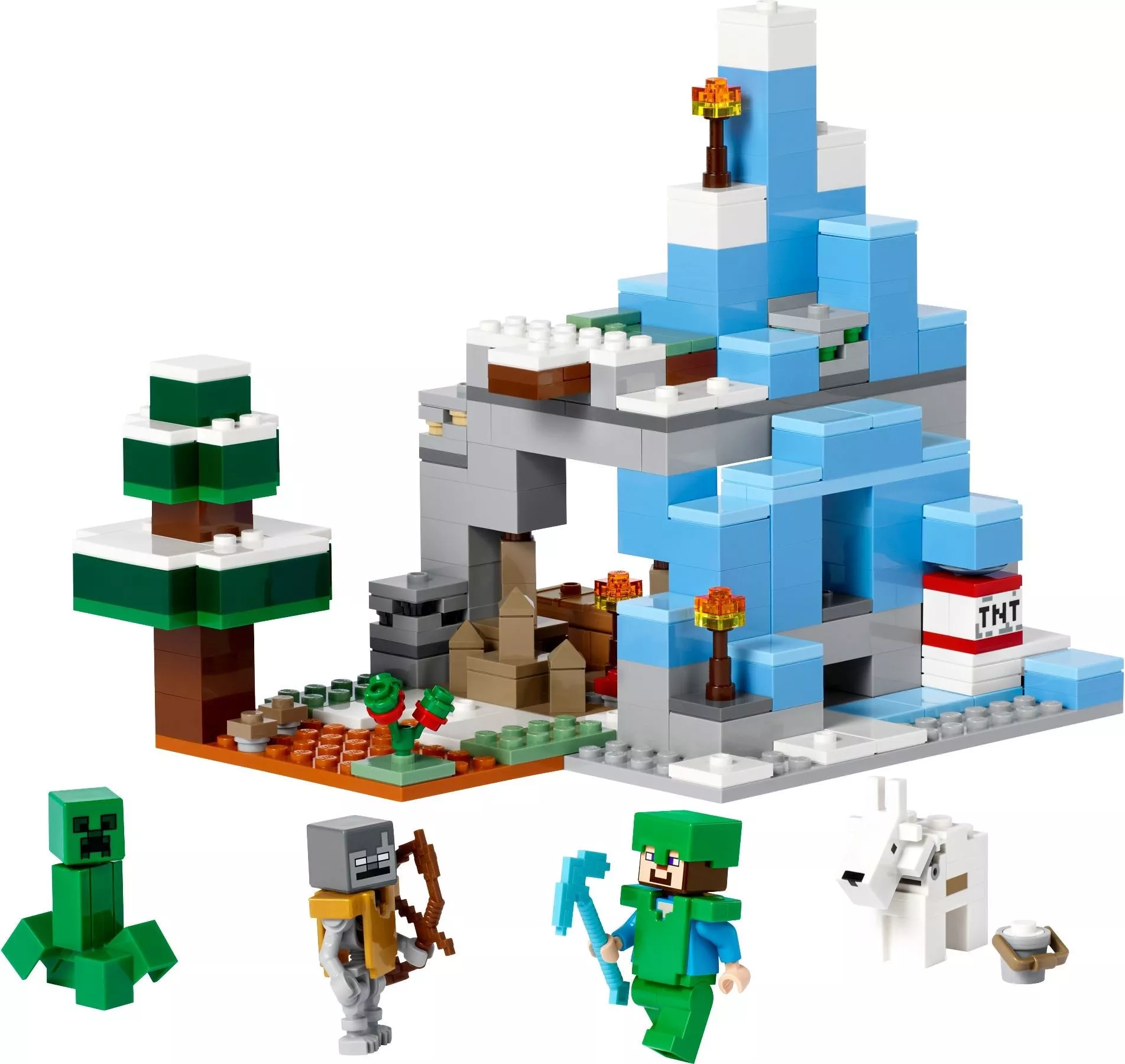 Set LEGO Minecraft 21243 The Frozen Peaks