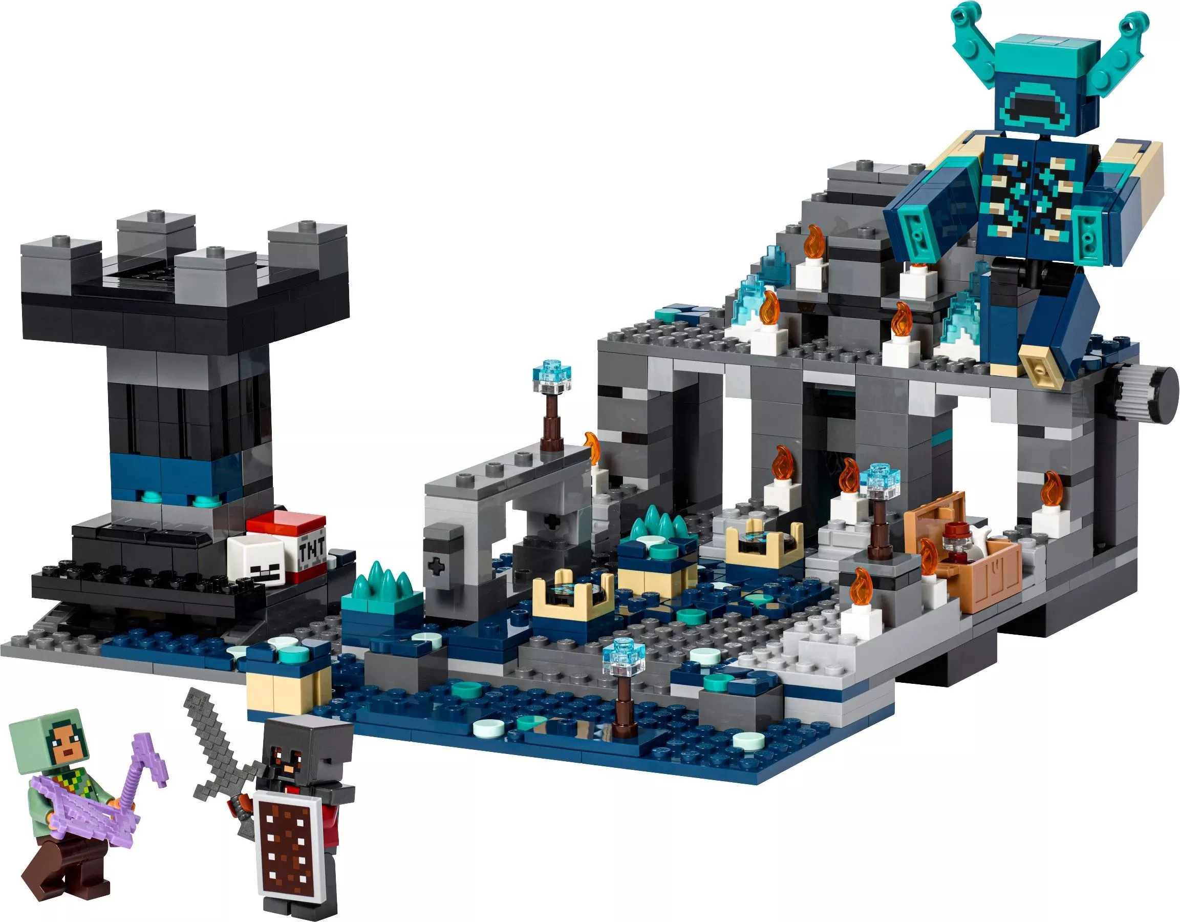 Set LEGO Minecraft 21246 The Deep Dark Battle
