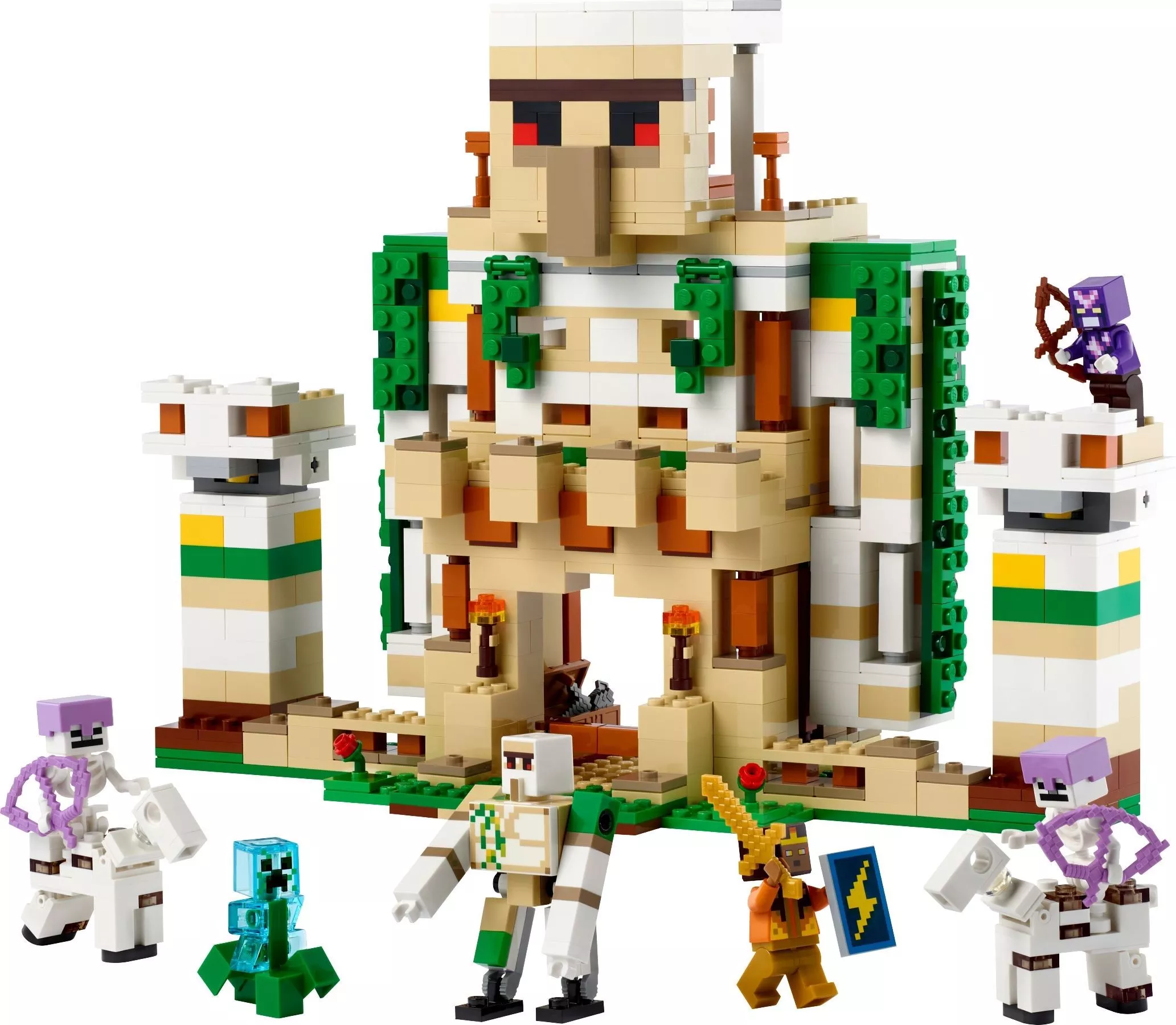 Set LEGO Minecraft 21250 The Iron Golem Fortress