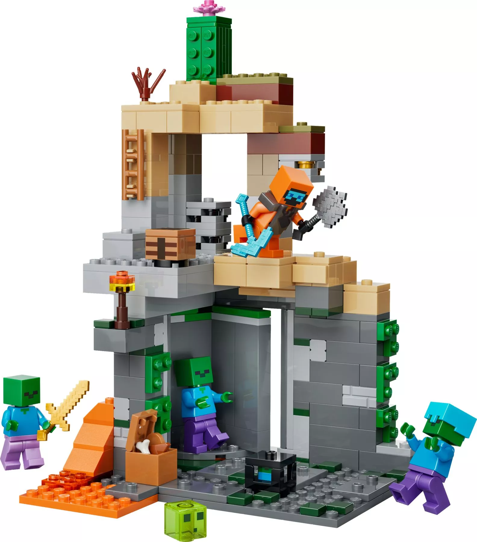 Set LEGO Minecraft 21587 Le Donjon de zombies