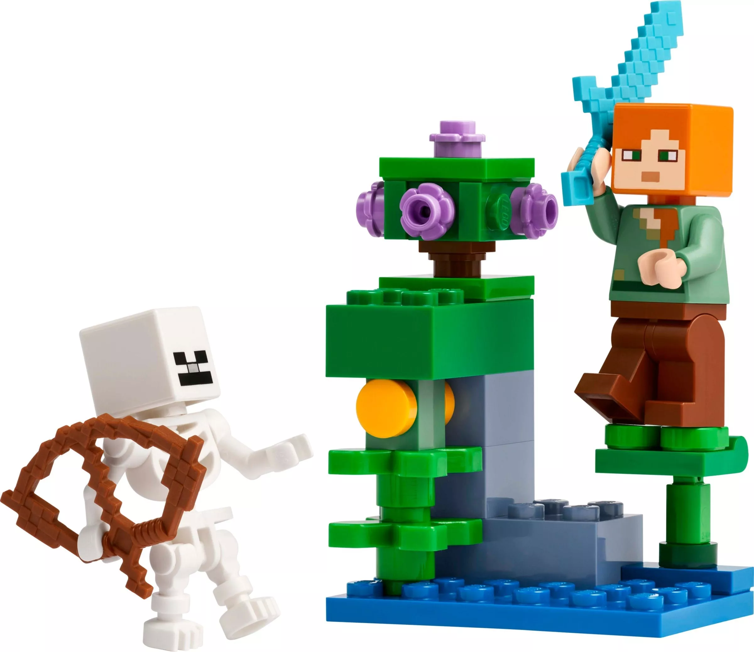 Set LEGO Minecraft 30705 The Lush Cave Fight