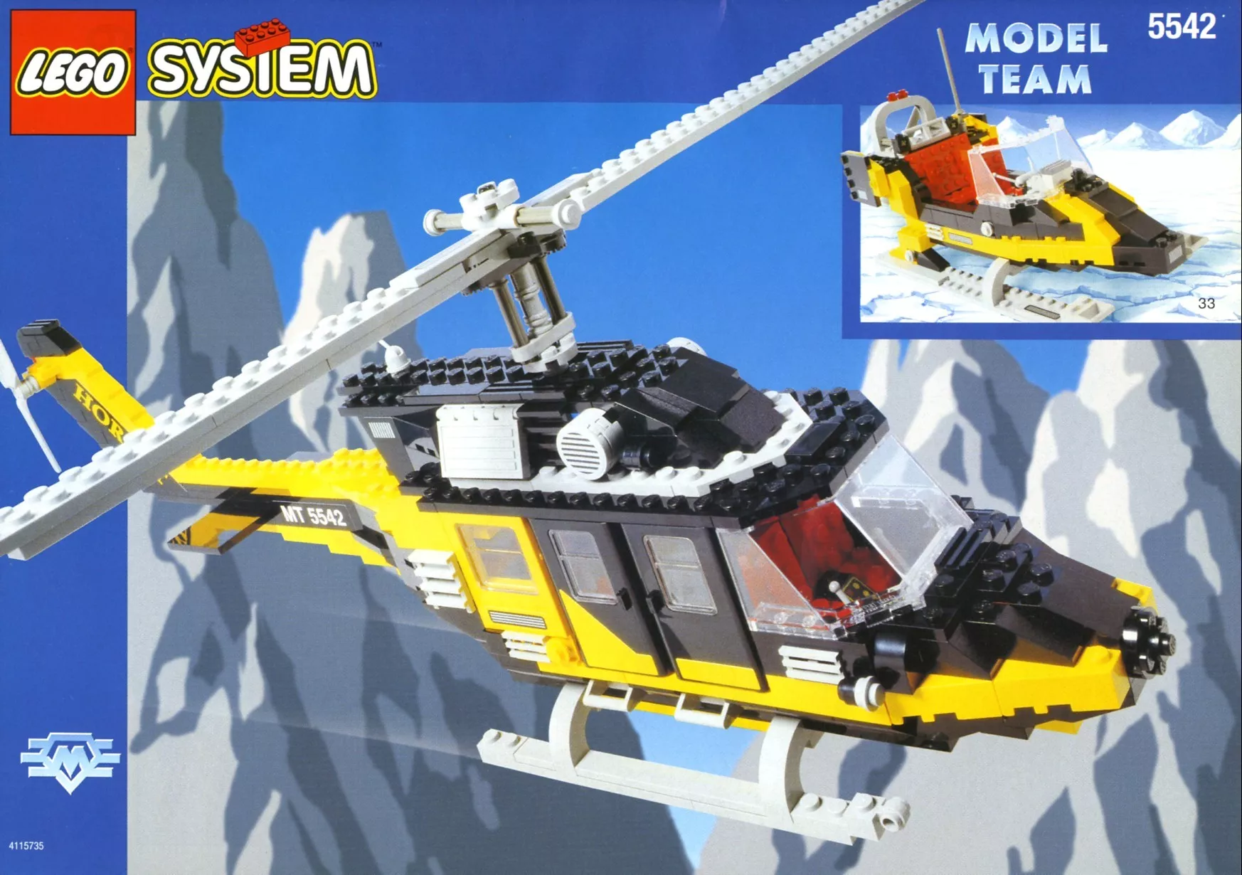 Set LEGO Model Team 5542 Black Thunder