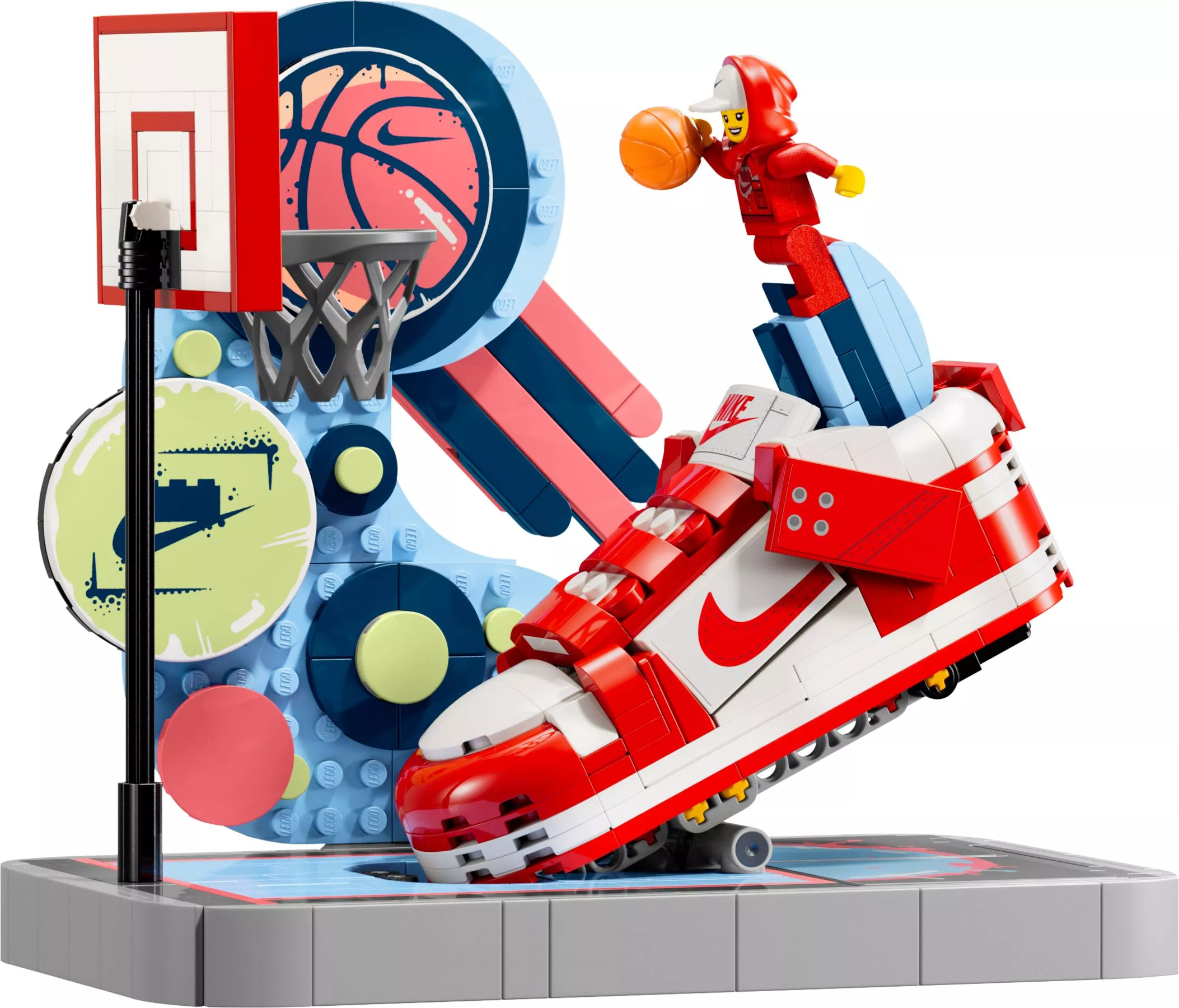 Set LEGO Nike 43021 Nike Dunk Trickshot