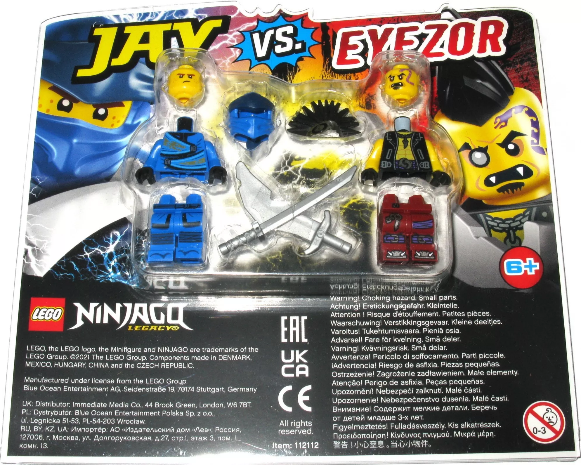 Set LEGO Ninjago 112112 Jay vs. Eyezor