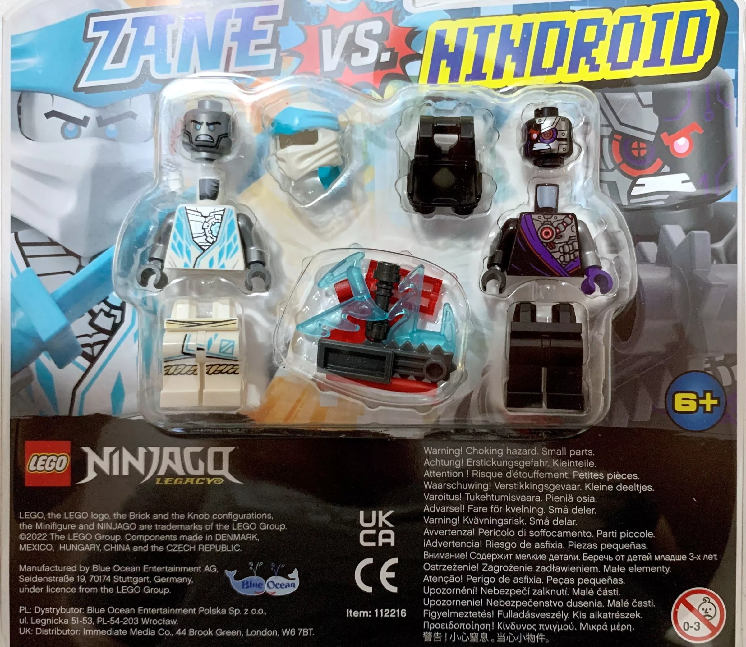 Set LEGO Ninjago 112216 Zane vs. Nindroid