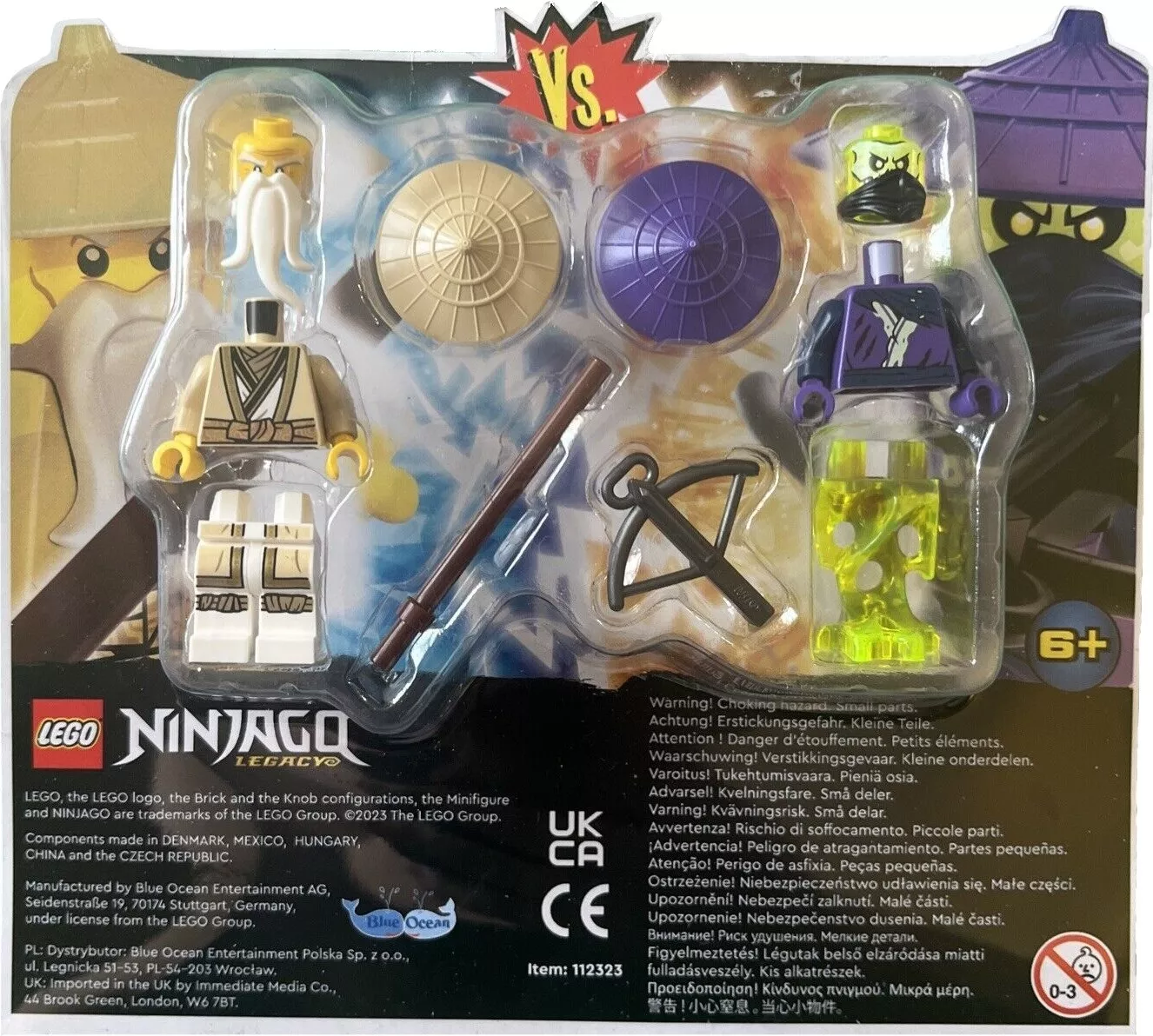 Set LEGO Ninjago 112323 Master Wu vs. Ghost Archer