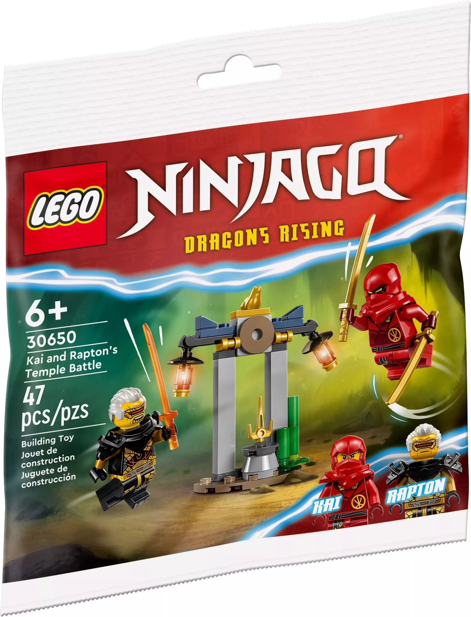 Set LEGO Ninjago 30650 Kai and Rapton's Temple Battle