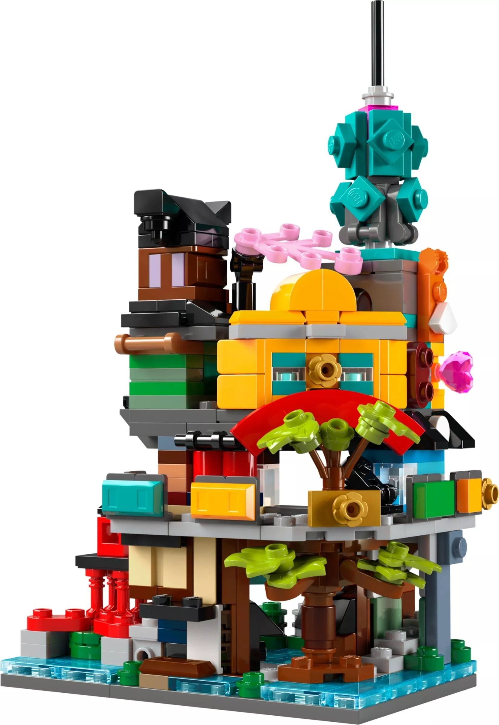 Set LEGO Ninjago 40705 Micro NINJAGO City Gardens