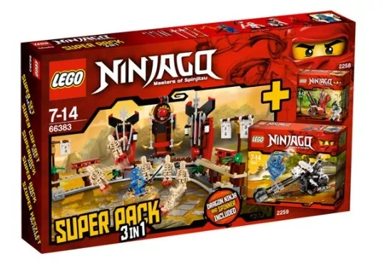 Set LEGO Ninjago 66383 Super Pack 3 in 1