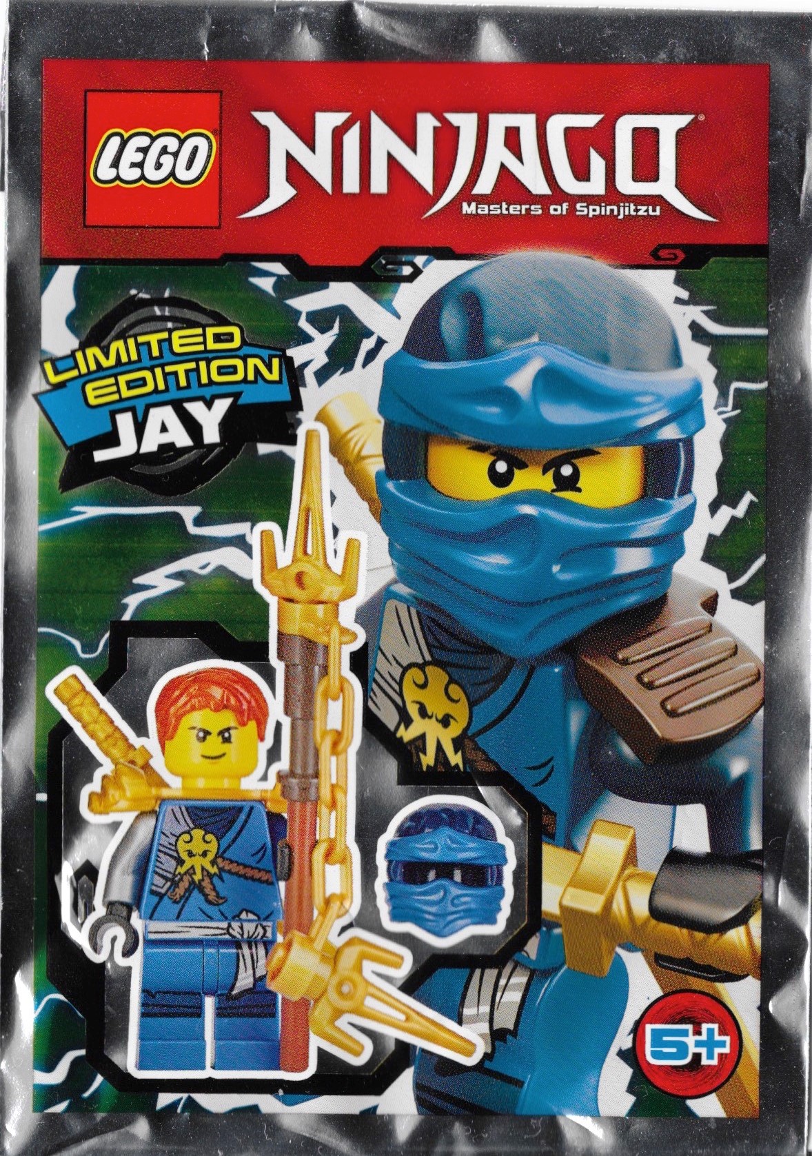 LEGO NINJA NINJAGO-Jay-Pearl Oro Armor NUOVO 891721, degli armamenti, Ninja, Blu 
