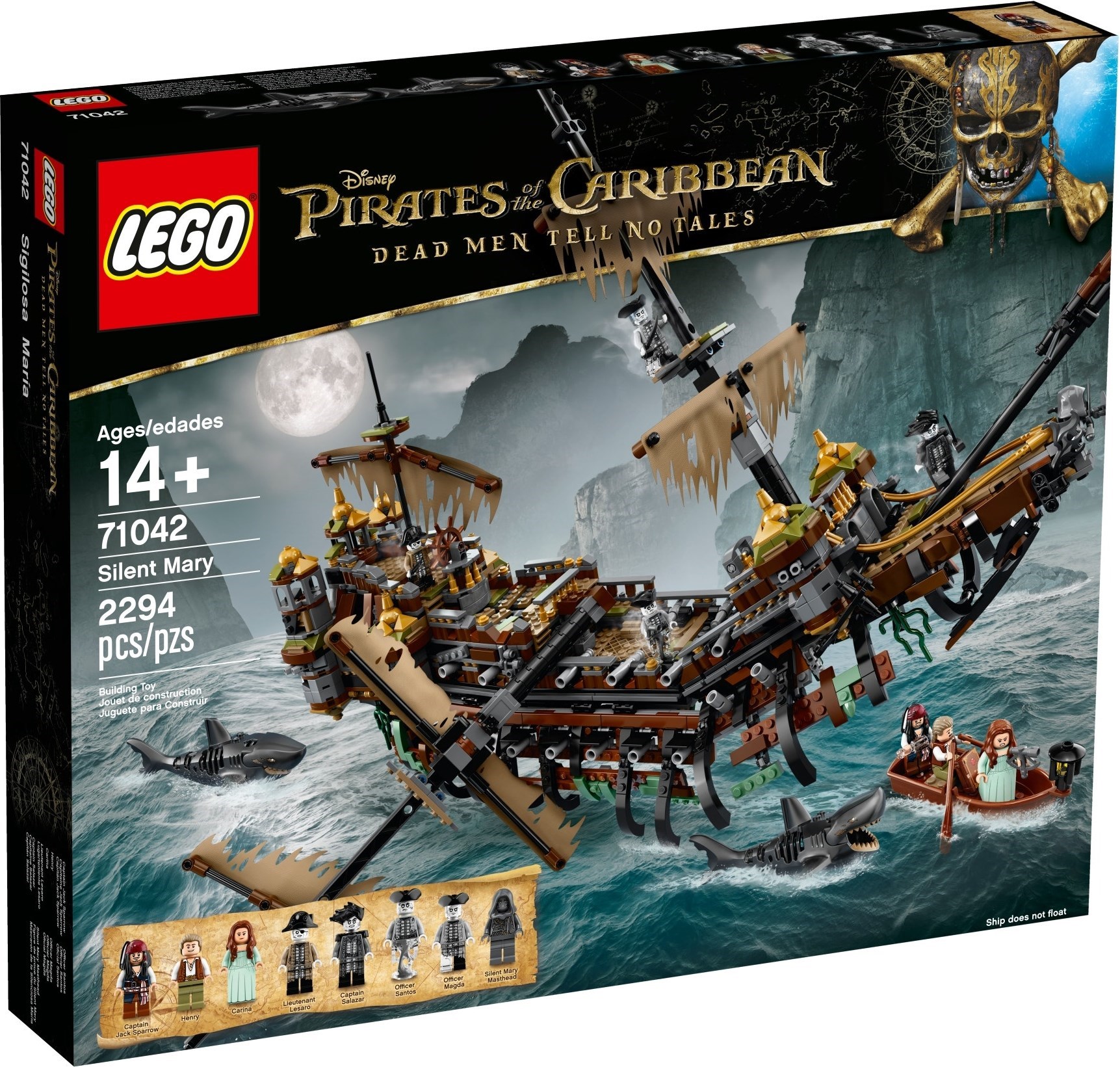 Set Lego Pirates des Caraïbes 71042 Silent Mary