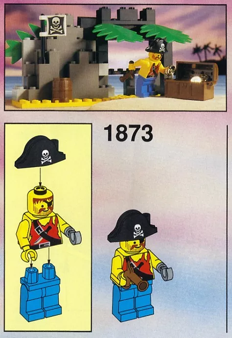 Set LEGO Pirates 1873 Pirates Treasure
