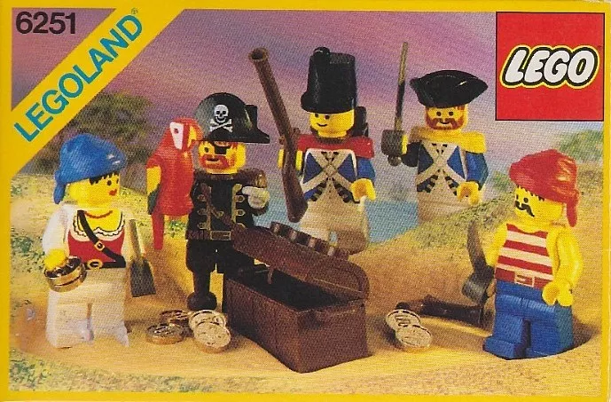 Set LEGO Pirates 6251 Pirate Minifigures