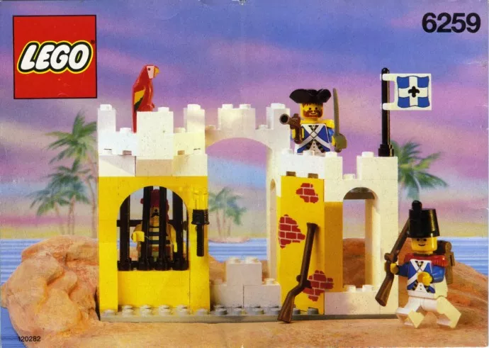 Set LEGO Pirates 6259 Broadside's Brig