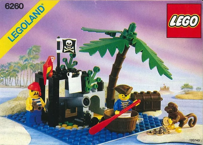 Set LEGO Pirates 6260 Shipwreck Island