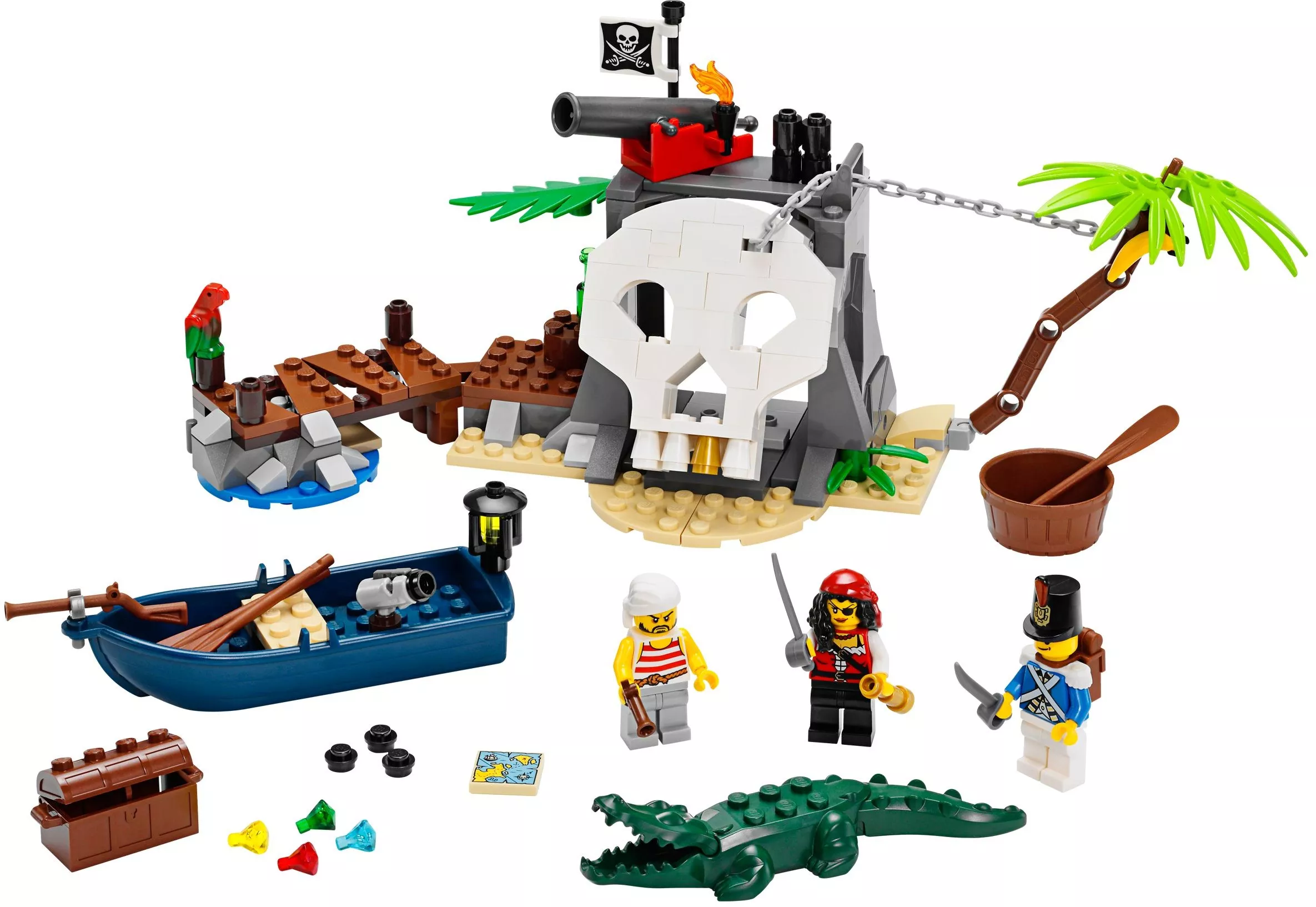 Set LEGO Pirates 70411 Treasure Island