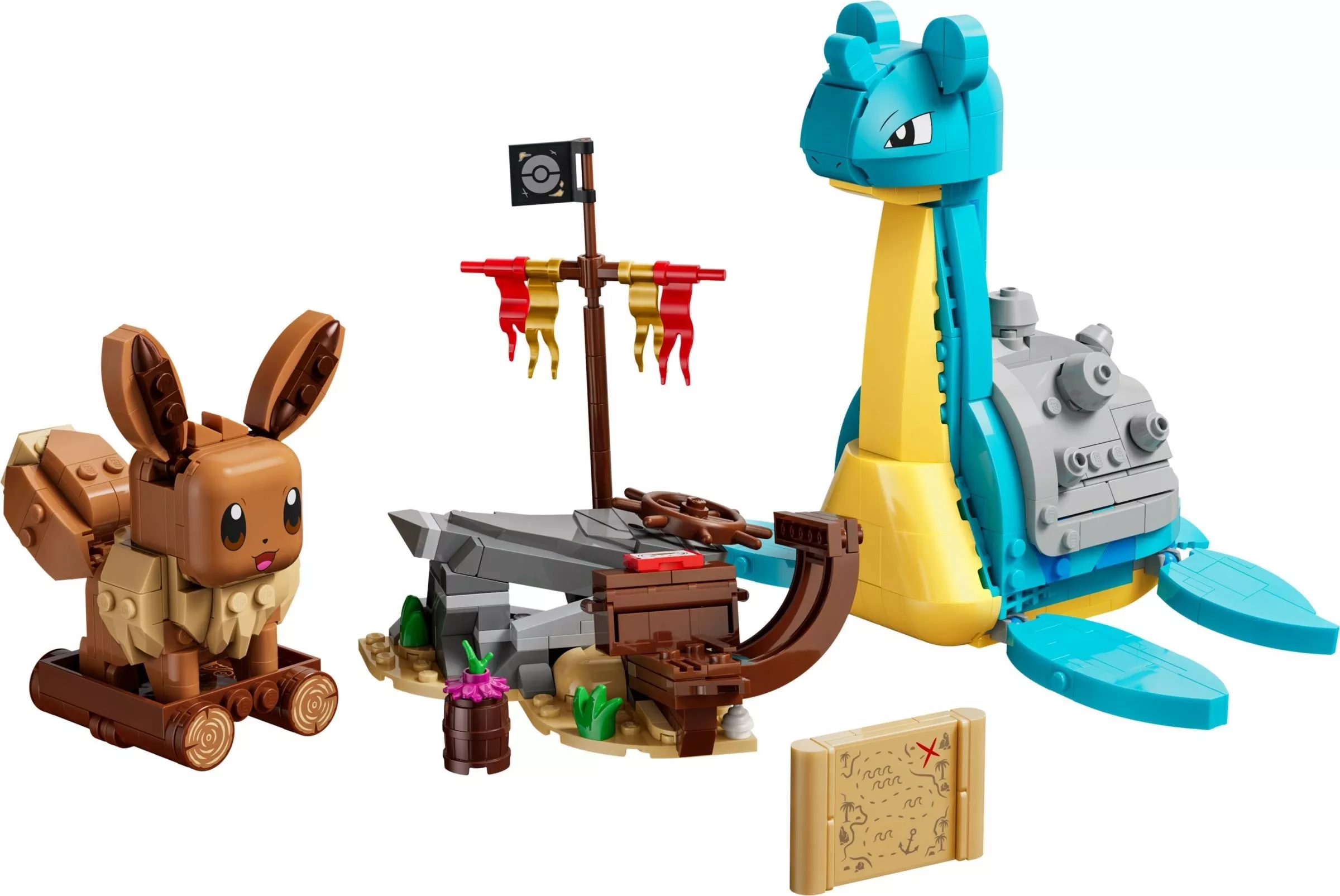 Set LEGO Pokémon 72162 SMART Play: Chasse au trésor d'Évoli et Lokhlass