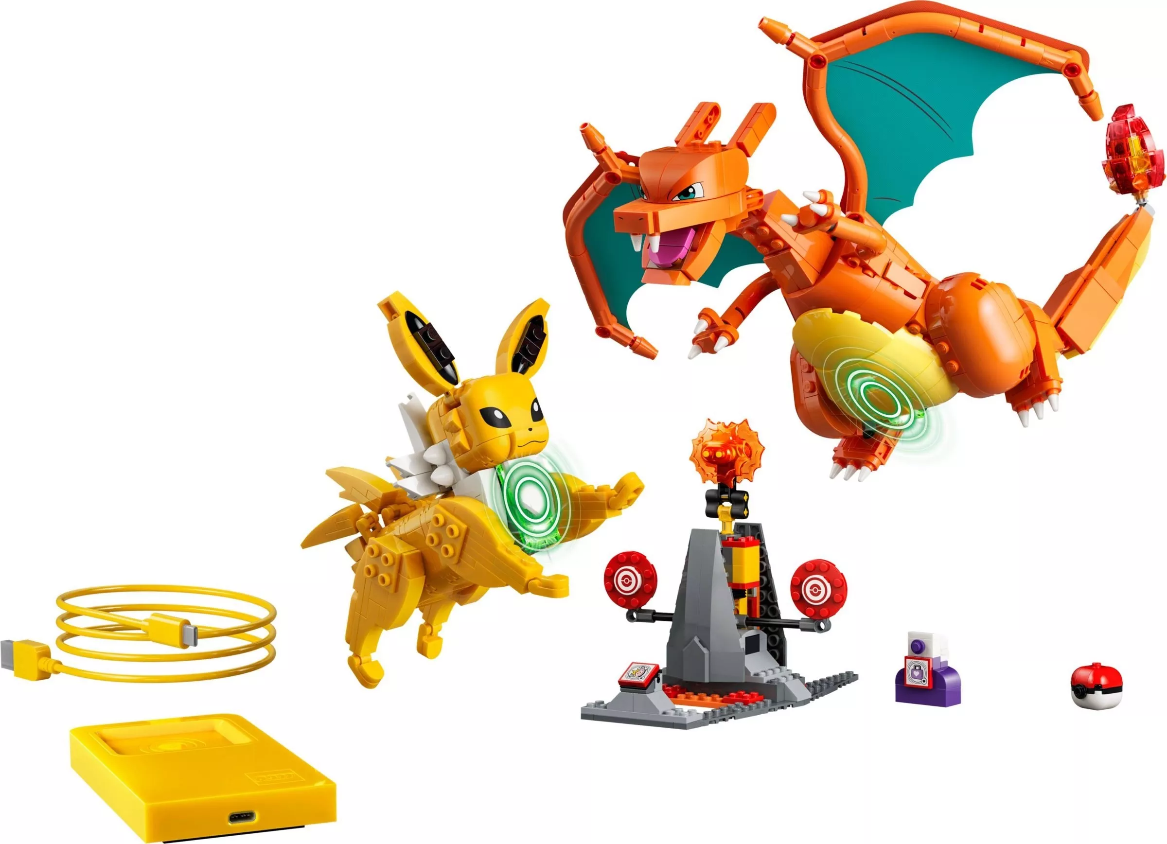 Set LEGO Pokémon 72167 SMART Play: Le combat ultime entre Dracaufeu et Voltali