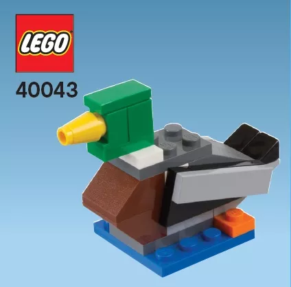 Set LEGO Promotionnel 40043 Duck