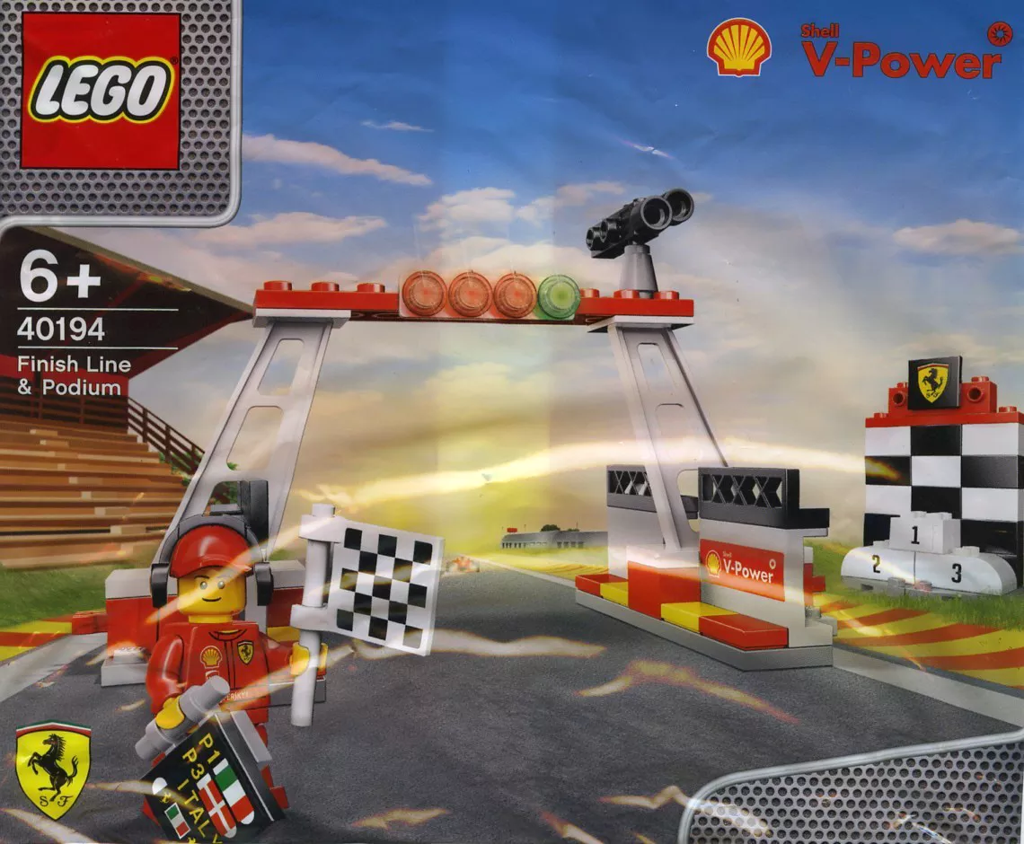 Set LEGO Promotionnel 40194 Finish Line & Podium