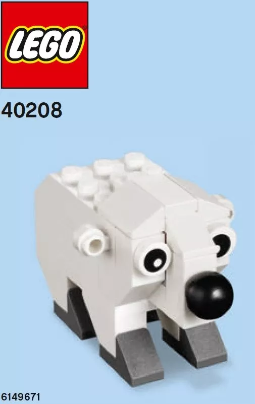 Set LEGO Promotionnel 40208 Polar Bear