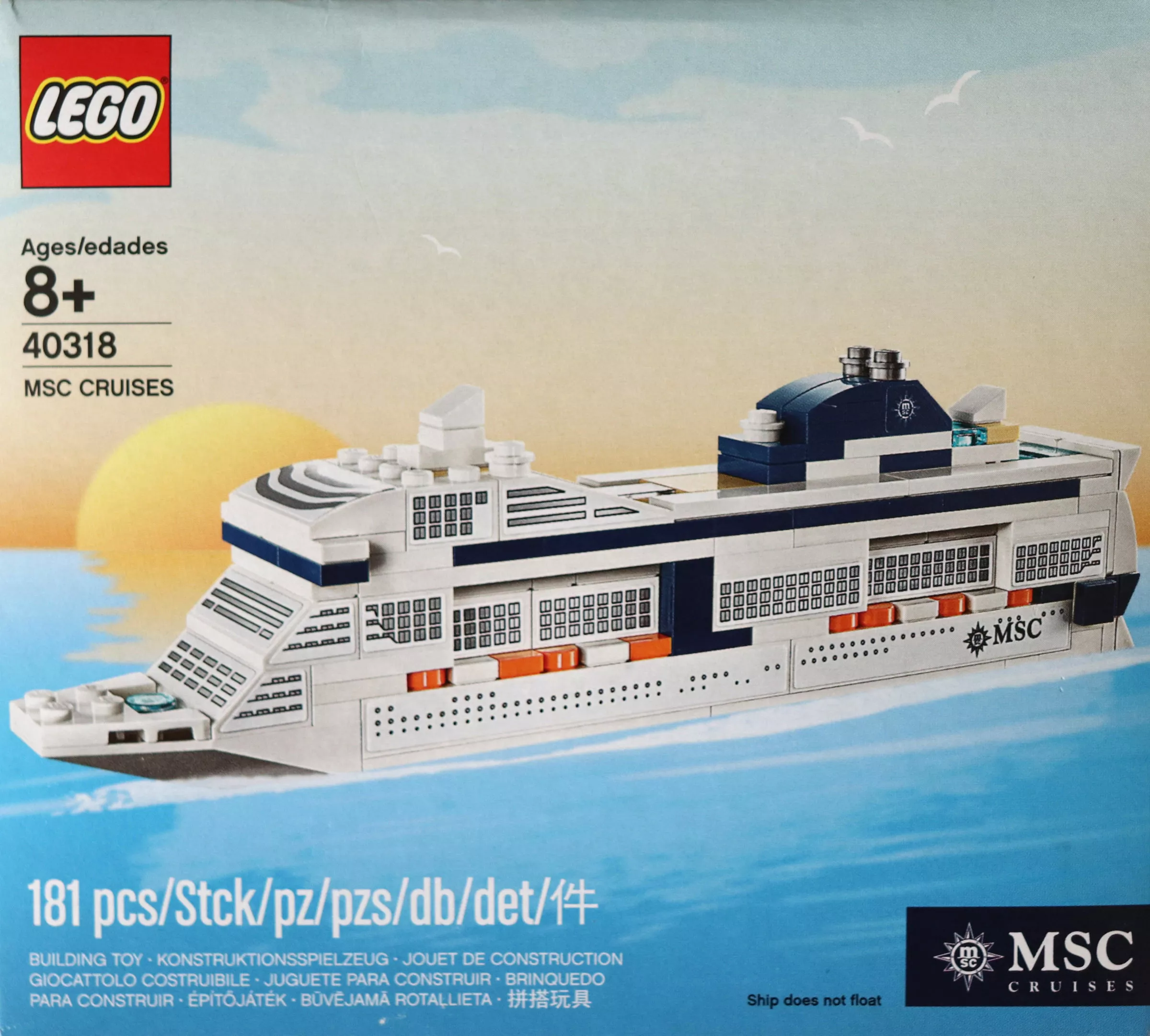 Set LEGO Promotionnel 40318 MSC Cruises