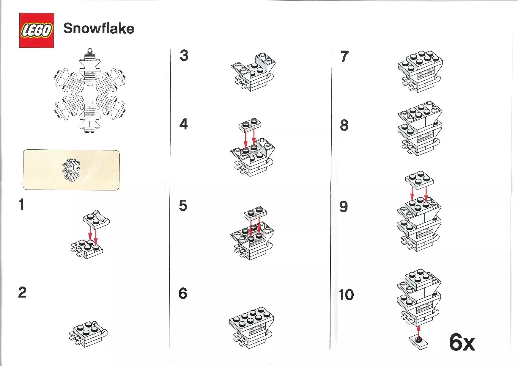 Set LEGO Promotionnel 6349566 Snowflake