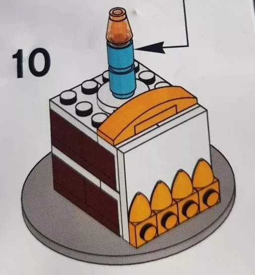 Set LEGO Promotionnel 6385446 Birthday Cake