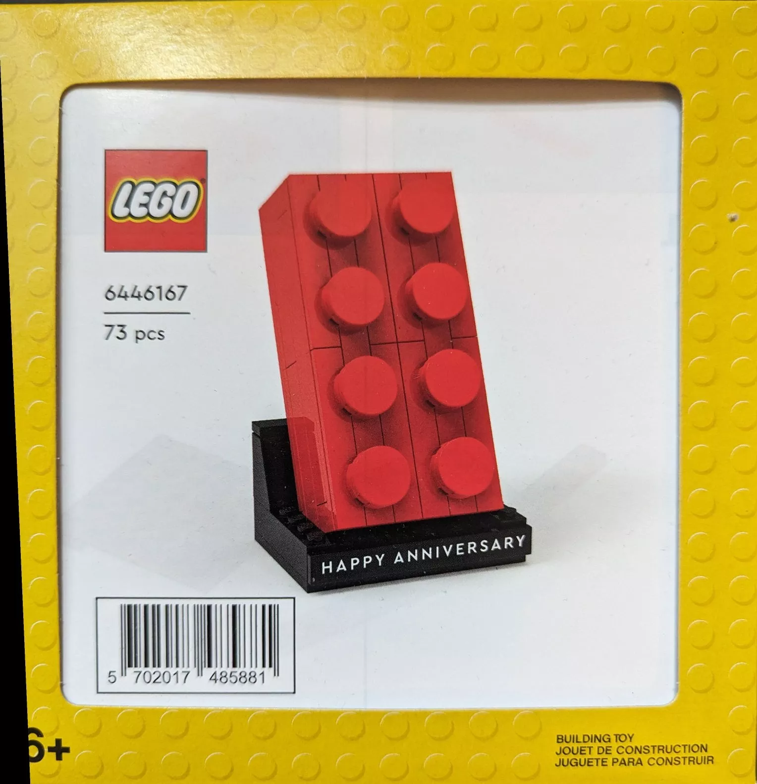 Set LEGO Promotionnel 6446167 Anniversary Red Brick